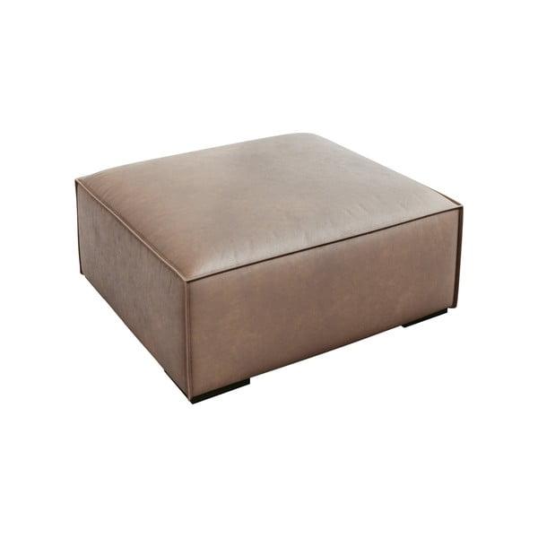 Világosbarna bőr lábtartó Madame – Windsor & Co Sofas-image-2