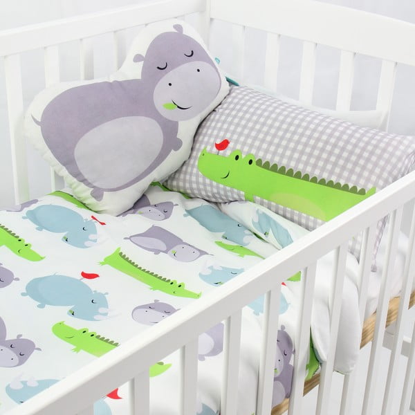 Hippo gyermek pamut ágyneműhuzat, 100 x 120 cm - Mr. Fox-image-2