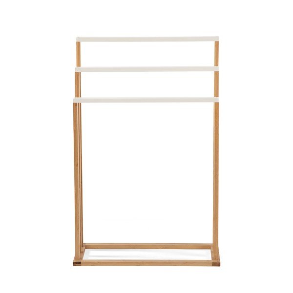 Natúr színű bambusz törölközőtartó állvány Nivo – Bonami Essentials-image-2