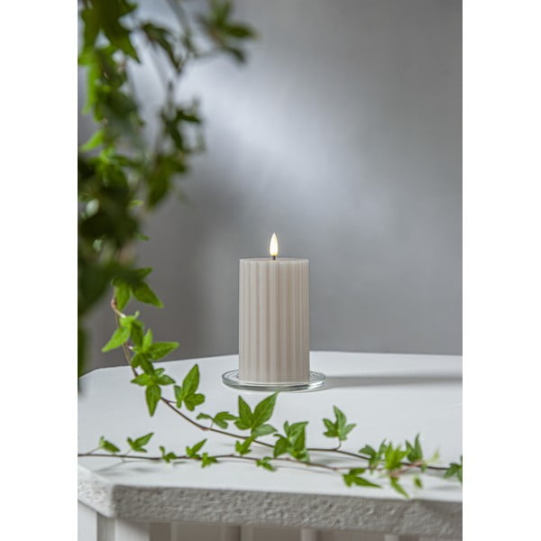 LED gyertya (magasság 15 cm) Flamme Stripe – Star Trading-image-4