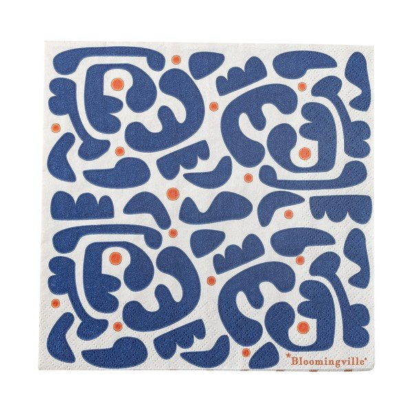 Papír szalvéta szett 20 db-os 33x33 cm Eviaya – Bloomingville-image-4