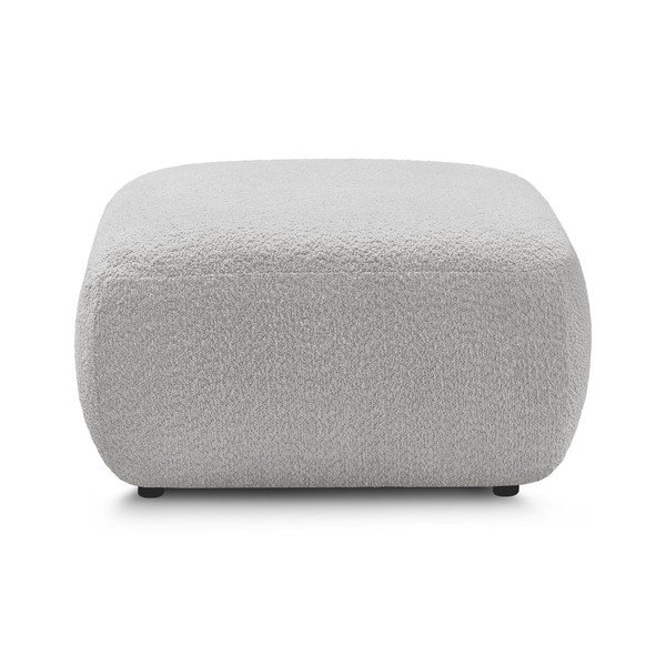 Világosszürke buklé lábtartó Montaigne – Bobochic Paris