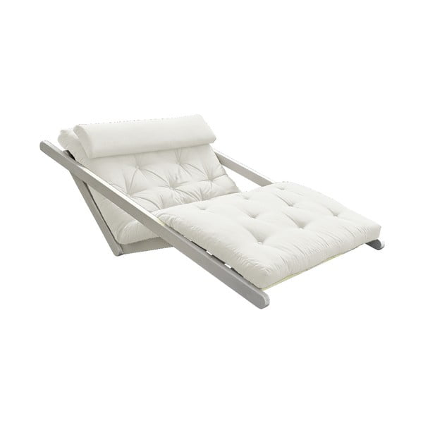 Figo White/Natural halványbézs kinyitható kanapé - Karup Design