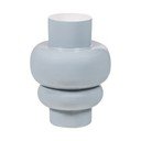 Világosszürke fém váza (magasság 27 cm) Auri – WOOOD