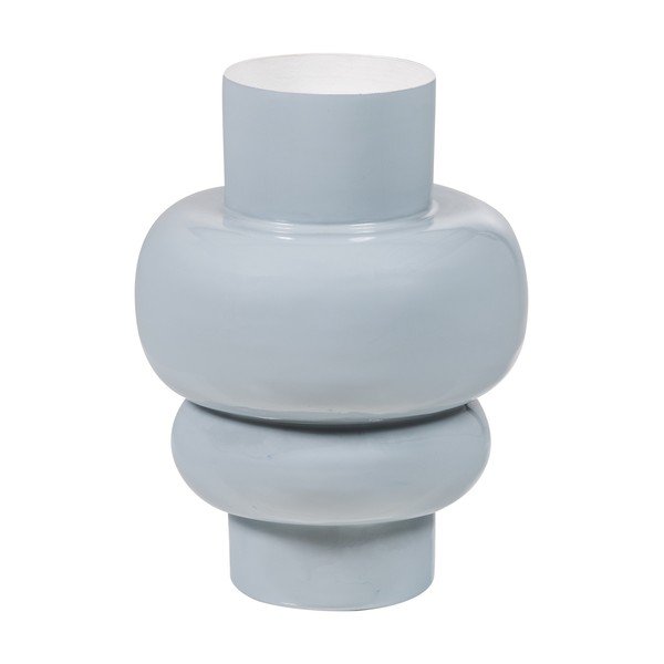 Világosszürke fém váza (magasság 27 cm) Auri – WOOOD