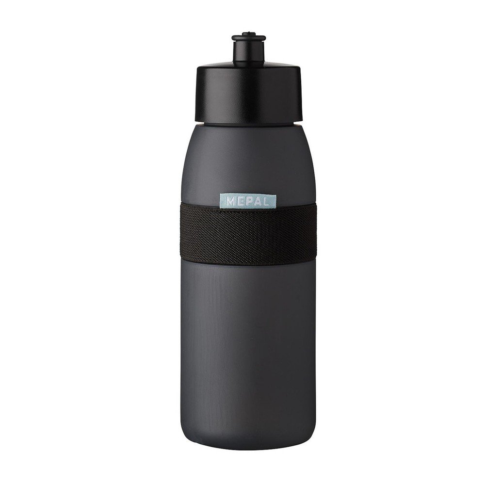 Fekete műanyag ivópalack 500 ml Ellipse – Mepal