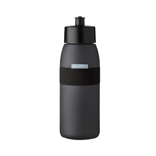 Fekete műanyag ivópalack 500 ml Ellipse – Mepal