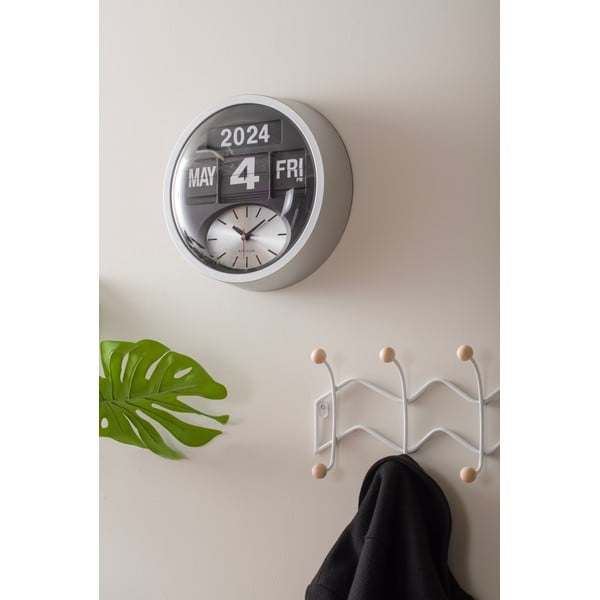 Fehér fém fali fogas 61 cm Zig Zag – PT LIVING-image-1