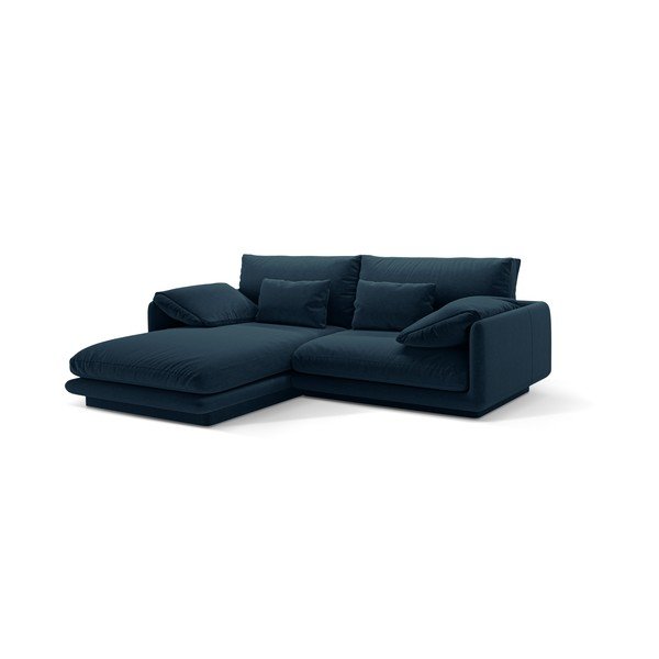 Sötétkék sarokkanapé (bal oldali) Torino – Micadoni Home-image-1