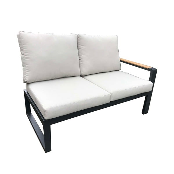 Szürke alumínium ötszemélyes kerti lounge szett Rotterdam – Rojaplast-image-3