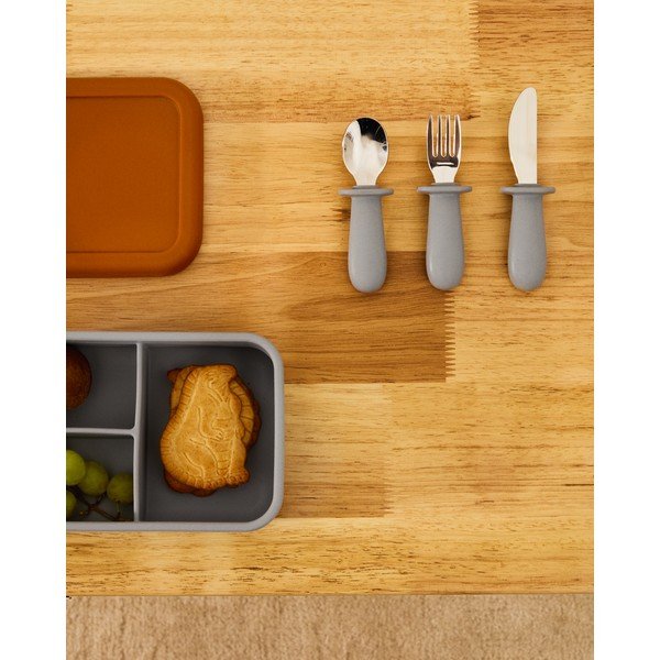 Kék-narancssárga szilikon gyerek uzsonnás doboz Lili – Kave Home-image-1