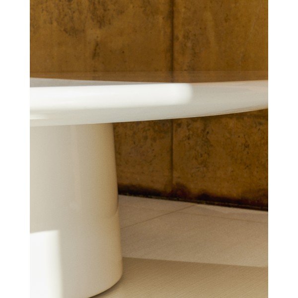 Beton kerek kerti dohányzóasztal ø 110 cm Albanella – Kave Home-image-4