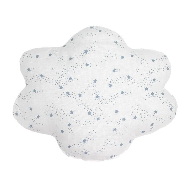 Cloud fehér párna kék csillagokkal, 50 x 40 cm - Art For Kids