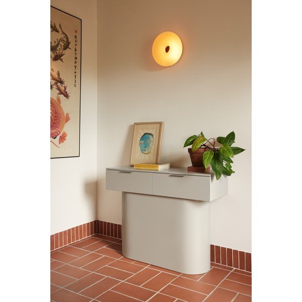 Bézs konzolasztal 36x100 cm Totem – Teulat-image-1