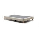 Bézs kárpitozott egyszemélyes ágy 90x200 cm Ofelia – Kave Home