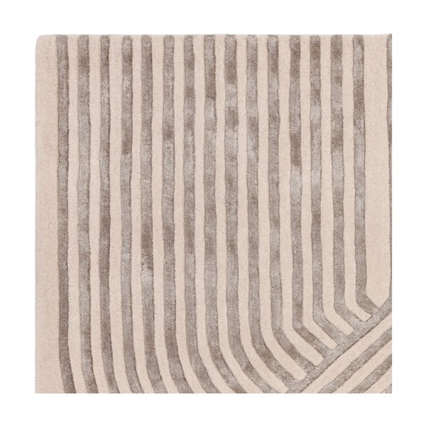 Krémszínű kézi szövésű gyapjú keverék szőnyeg 160x230 cm Matrix – Asiatic Carpets-image-4