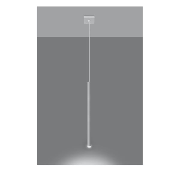 Fideus Single fehér függőlámpa - Sollux-image-3