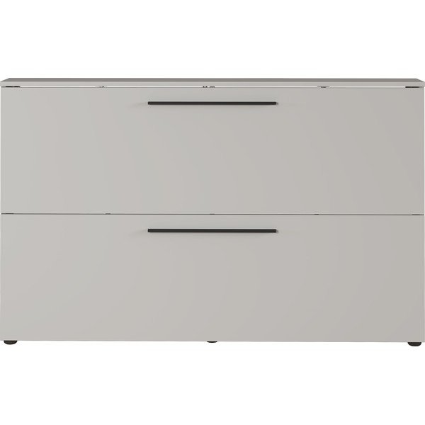 Szürkésbézs függő cipőtartó billenő fiókokkal Utah - Germania-image-1