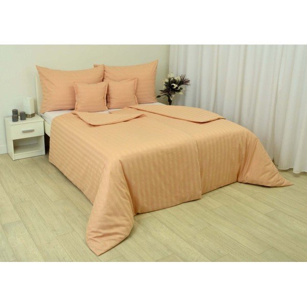 Narancssárga egyszemélyes damaszt ágyneműhuzat 140x200 cm Damask 