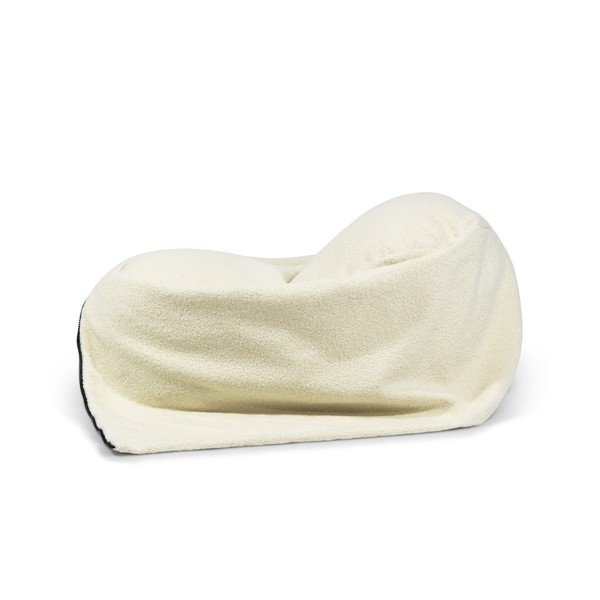 Krémszínű buklé gyerek babzsákfotel Cocoon 80 – SLOWDOWN-image-4