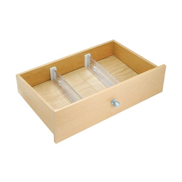 2 db átlátszó elválasztó konyhai fiókhoz, 37 cm - iDesign-image-2