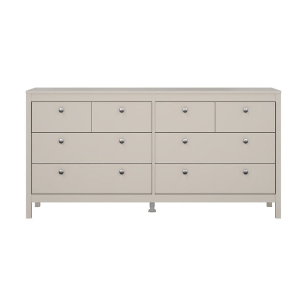 Szürkésbézs komód 159x80x38 cm Madrid – Tvilum-image-2