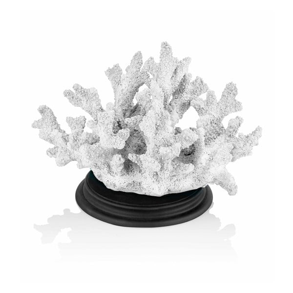 Coral fehér dekoratív korall, 27 x 17 cm - The Mia