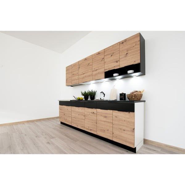 Egyenes konyhabútor munkalap nélkül (összeszerelés nélkül) 260 cm Kian – STOLKAR-image-3