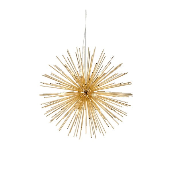 Aranyszínű függőlámpa fém búrával 72x72 cm Soleil - Markslöjd-image-4