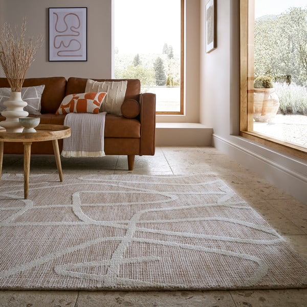 Bézs szőnyeg 160x230 cm Micah – Flair Rugs-image-1