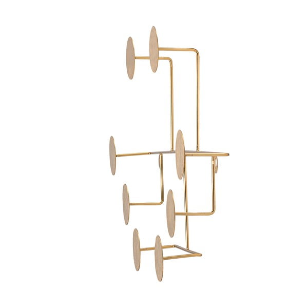 Aranyszínű fém fali fogas Fia - Bloomingville-image-2