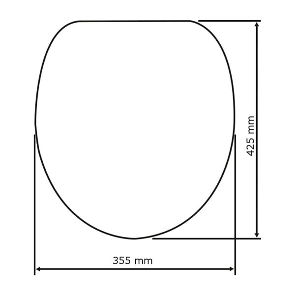 Wenge sötét WC-ülőke, 43 x 37 cm - Wenko-image-4