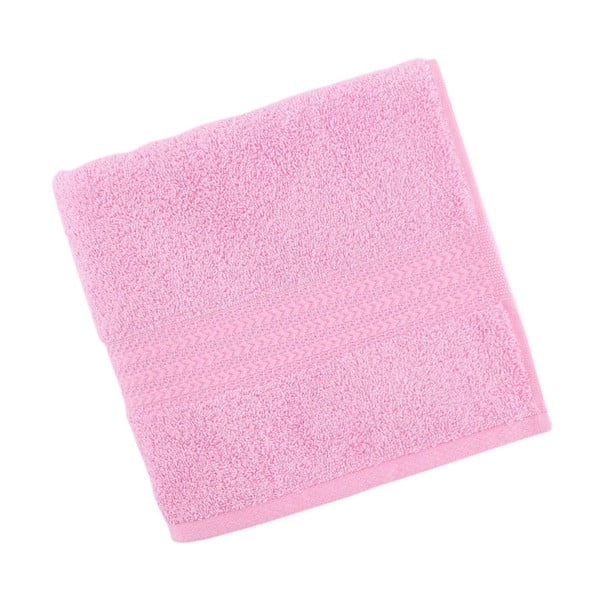 Foutastic rózsaszín tiszta pamut törölköző, 50 x 90 cm-image-1
