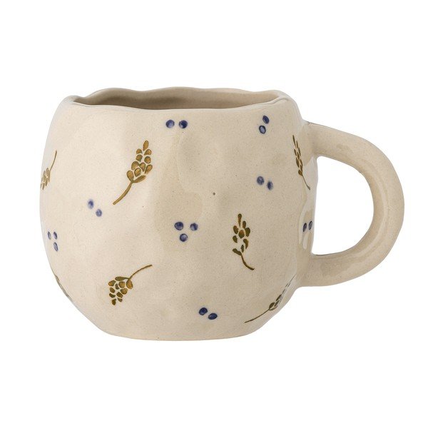 Krémszínű agyagkerámia bögre 260 ml Pippine – Bloomingville