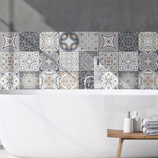 Orfeo 9 db-os dekor falmatrica szett, 10 x 10 cm - Ambiance-image-3