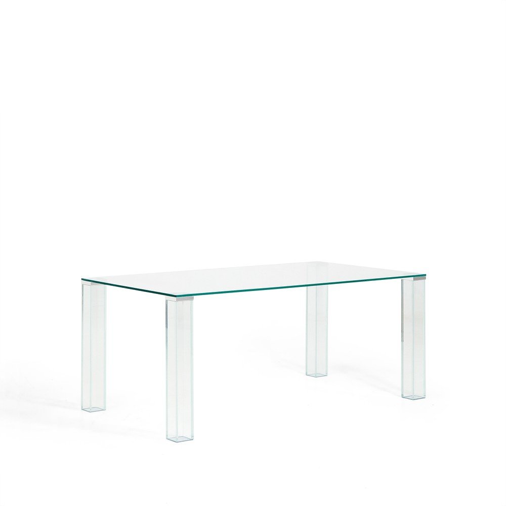 Üveg étkezőasztal 90x160 cm Adularia  Kave Home