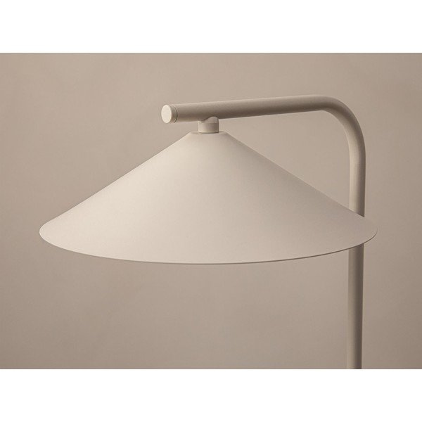Krémszínű fém állólámpa (magasság 160 cm) Nocte – Micadoni -image-2
