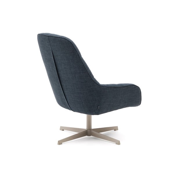 Szürkéskék forgó fotel Jaspe – Kave Home-image-4