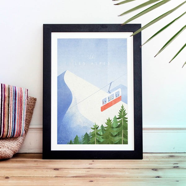Les Alpes poszter, A3 - Travelposter-image-1