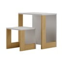 Gyerek íróasztal és szék szett 50x34 cm Cube - Pinio