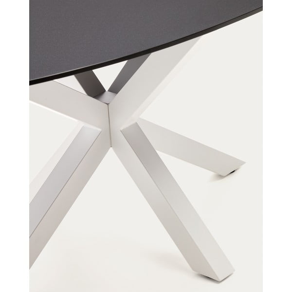 Étkezőasztal üveg asztallappal 100x200 cm Argo – Kave Home-image-1