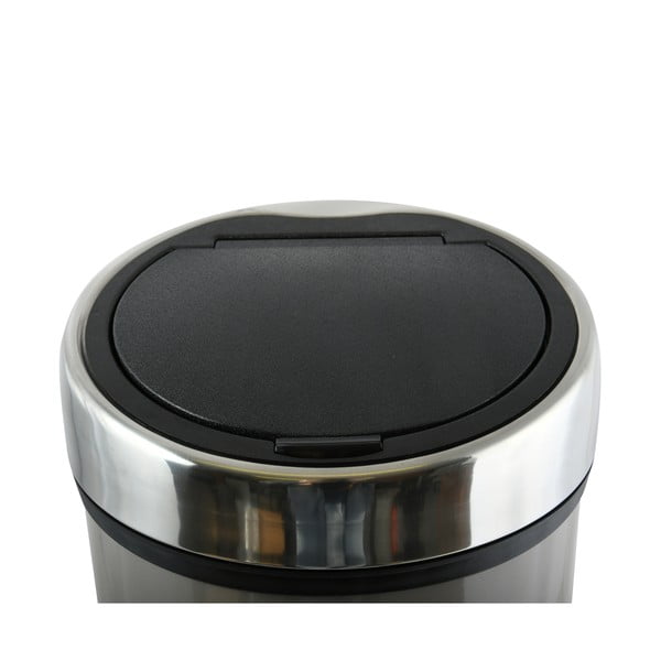 Szürkésbarna acél érintésre nyíló szemetes 30 l – MSV-image-3