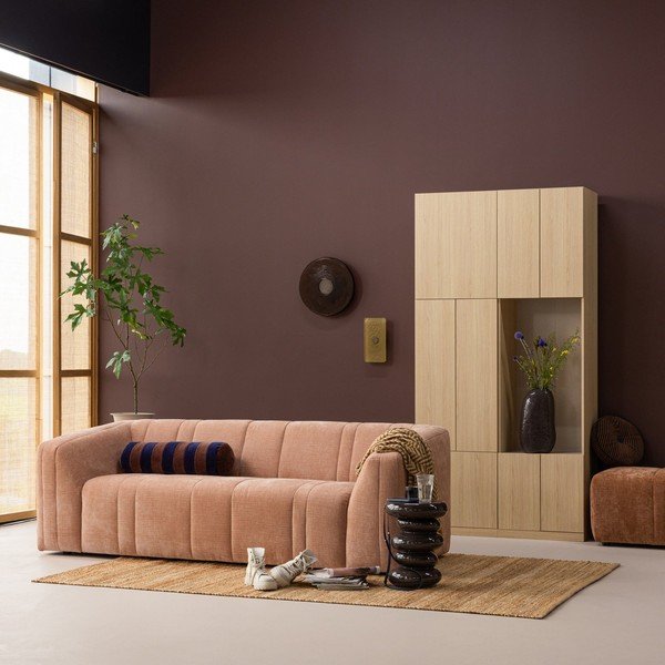 Natúr színű moduláris szekrény 54x215 cm Build – WOOOD-image-2