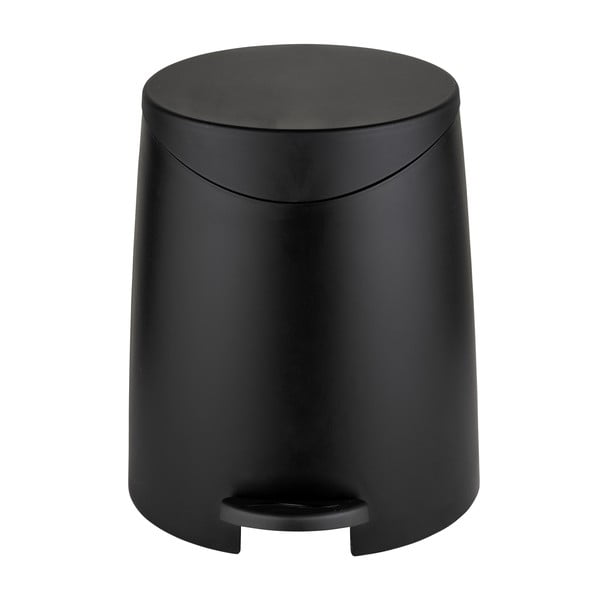 Fekete műanyag pedálos szemetes 3 l Portes – Allstar-image-2