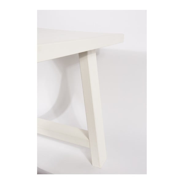 A Framed fehér tömörfa asztal, 200 x 90 cm - Zuiver-image-3