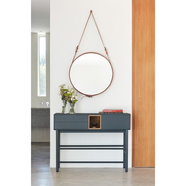 Sötétszürke konzolasztal 35x120 cm Corvo - Teulat-image-1