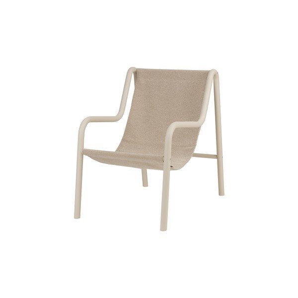 Bézs fém kerti fotel Nokk – noo.ma