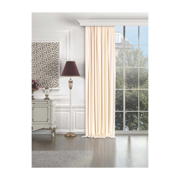 Bézs dimout (részleges sötétítő) függöny 100x250 cm – Mila Home-image-3