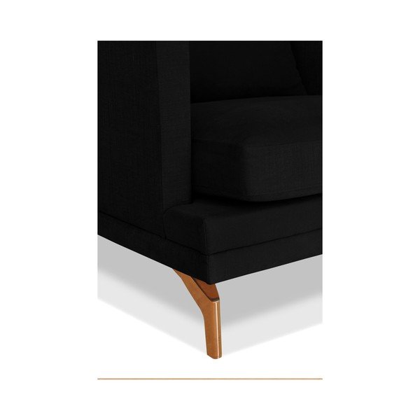 Jupiter fekete fotel - Windsor & Co Sofas-image-2