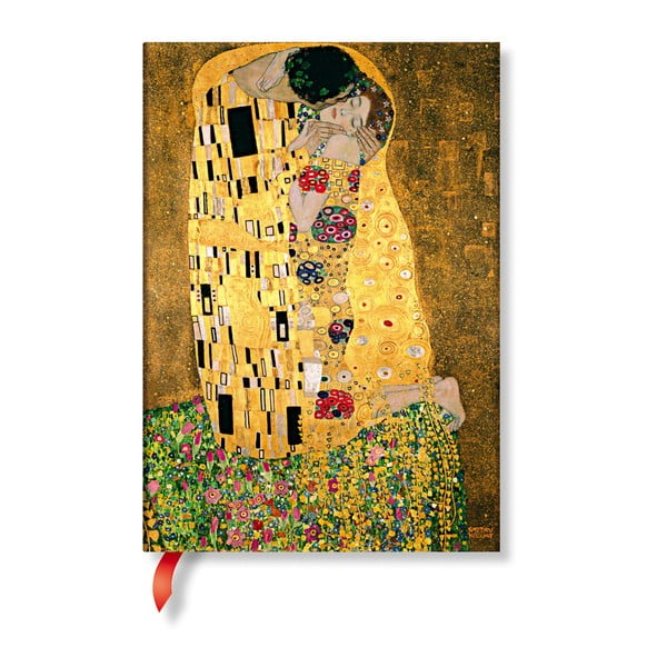 Klimt´s Portrait of Kiss keményfedeles vonalas jegyzetfüzet, 13 x 18 cm - Paperblanks